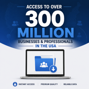 Access To Over 300 Million Businesses & Professionals In the USA
