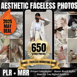 650 Aesthetic Faceless Stock Photos Bundle