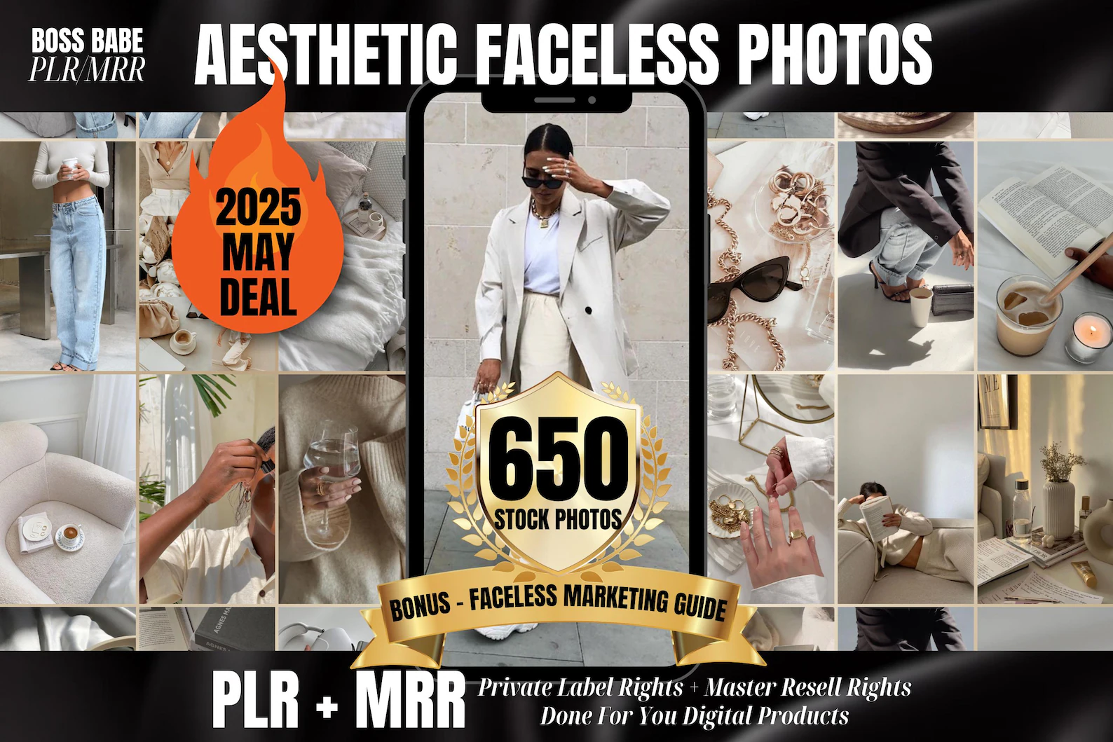 650 Aesthetic Faceless Stock Photos Bundle